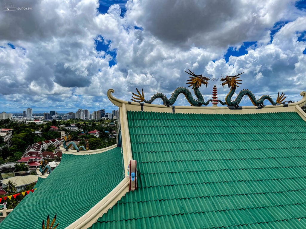 The Beautiful Cebu Taoist Temple. The dragons symbolizes good fortune and positive energy.