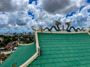 The Beautiful Cebu Taoist Temple. The dragons symbolizes good fortune and positive energy.
