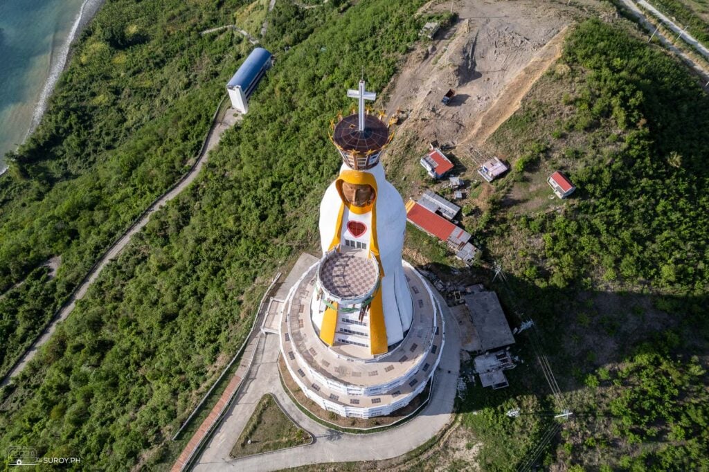 Montemaria in Batangas is the Mother of Asia and Tower of Peace. It is the tallest image of Our Virgin Mary in the world. 