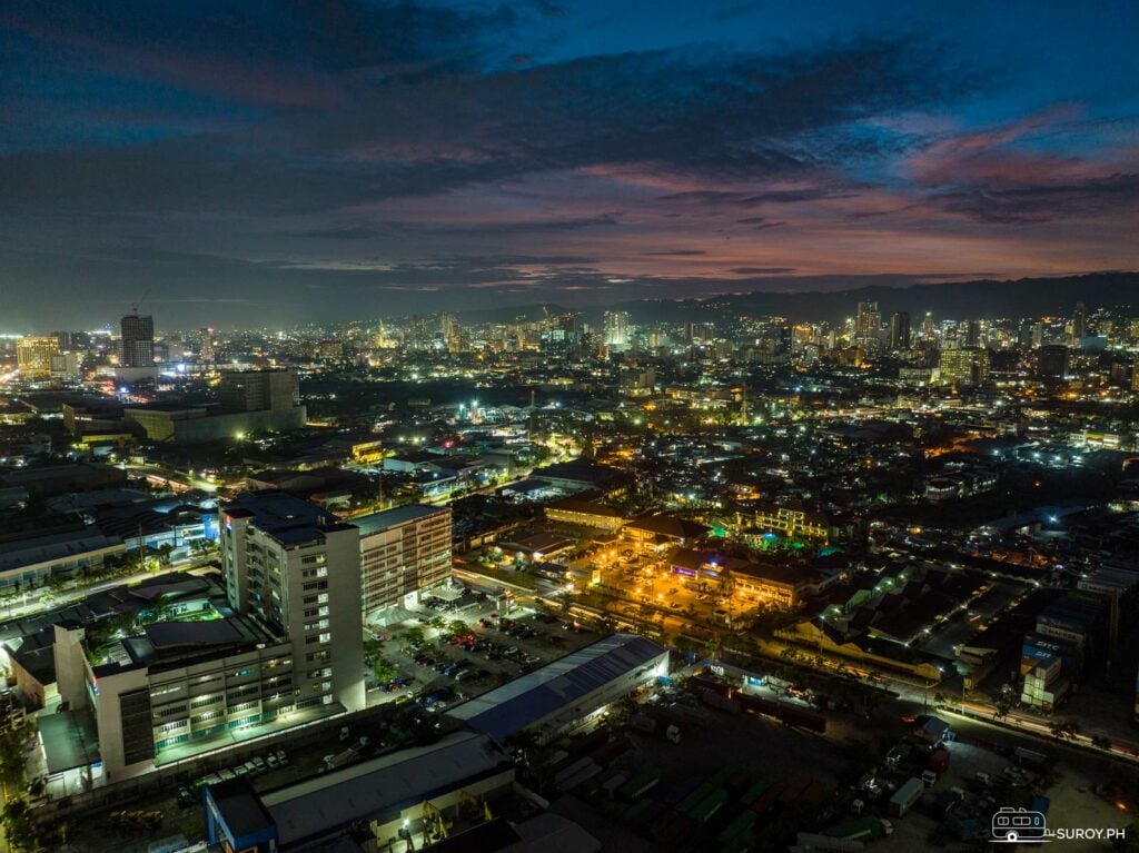 Parkmall during golden hour. The vibrant mall of Mandaue City is surrounded by major hotels and hospitals.