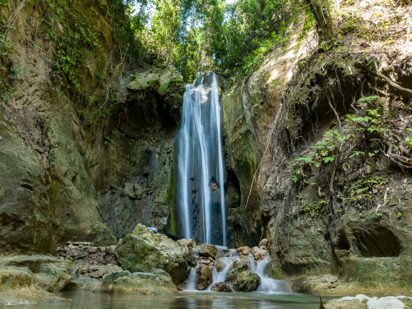 Binalayan Hidden Falls in Samboan