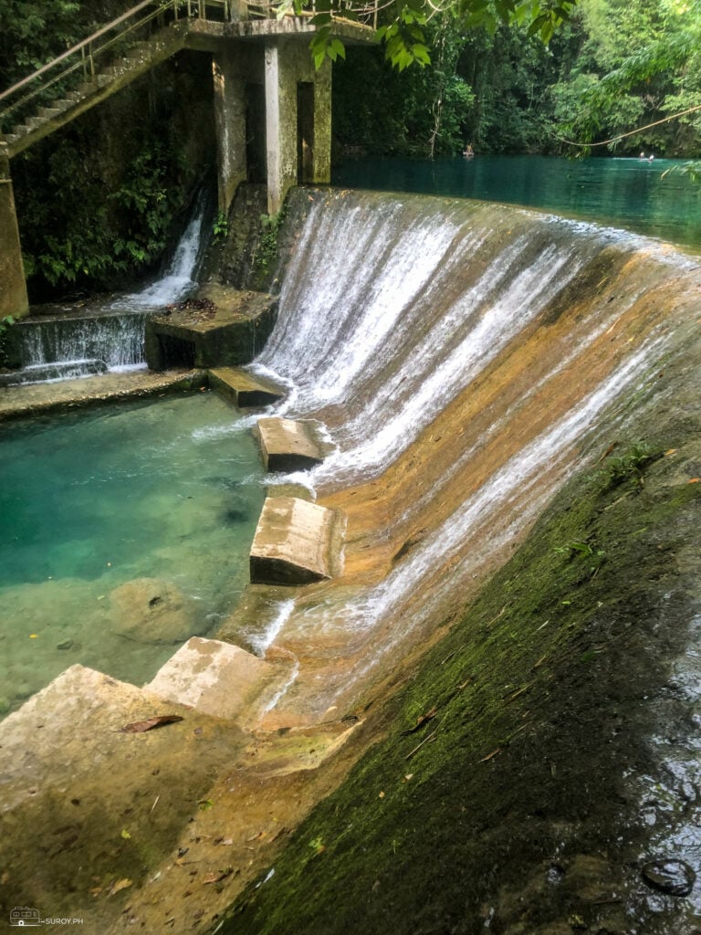 The picturesque man-made waterfall has made the rounds on Instagram. 