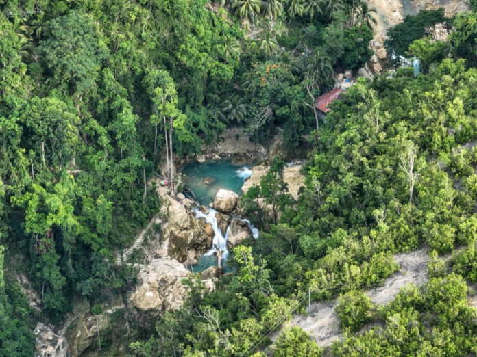 Kawasan Falls in Badian is Cebu's most popular waterfalls.