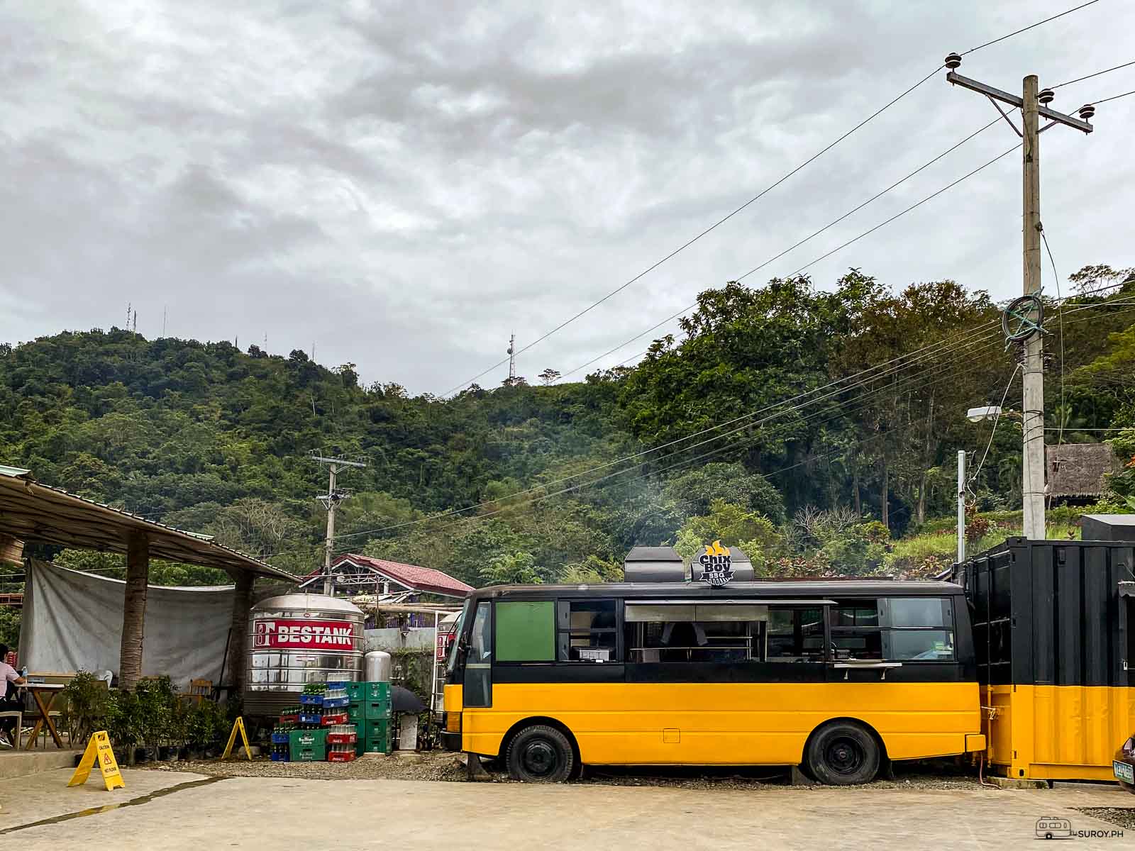 The Chixboy OG food truck in Transcentral Highway Busay serves up the best BBQ and sisig, making every visit a fun culinary adventure.