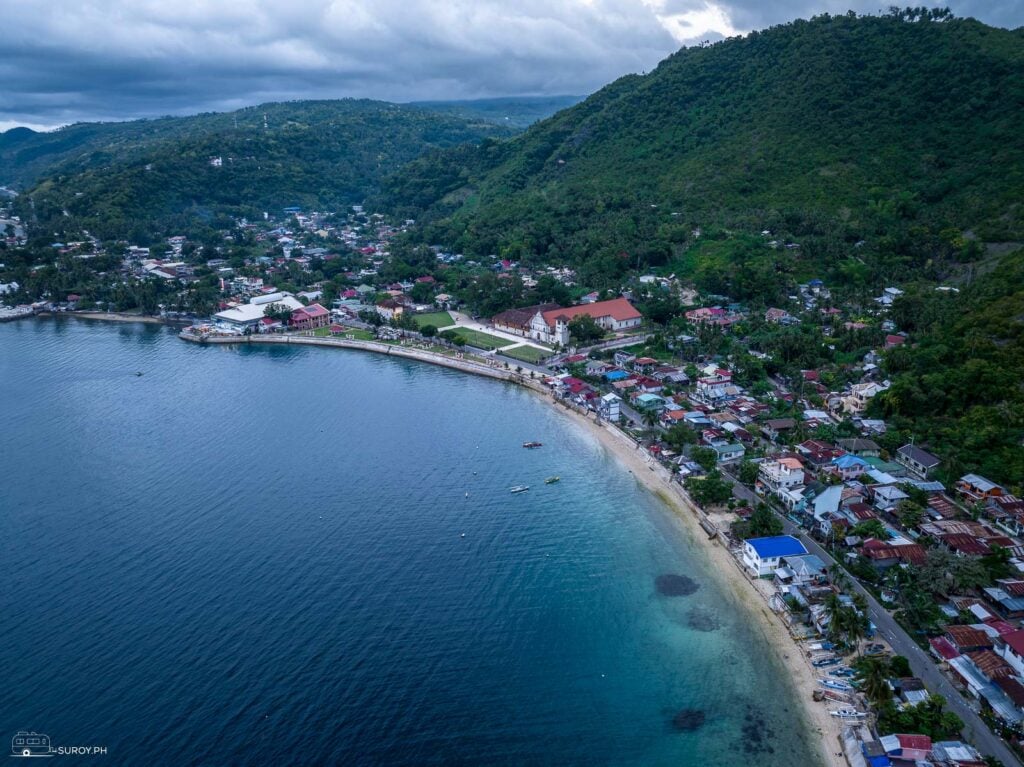 The view from Eli Rock view deck includes the famous Boljoon Church, rich history, and the surrounding seaside.