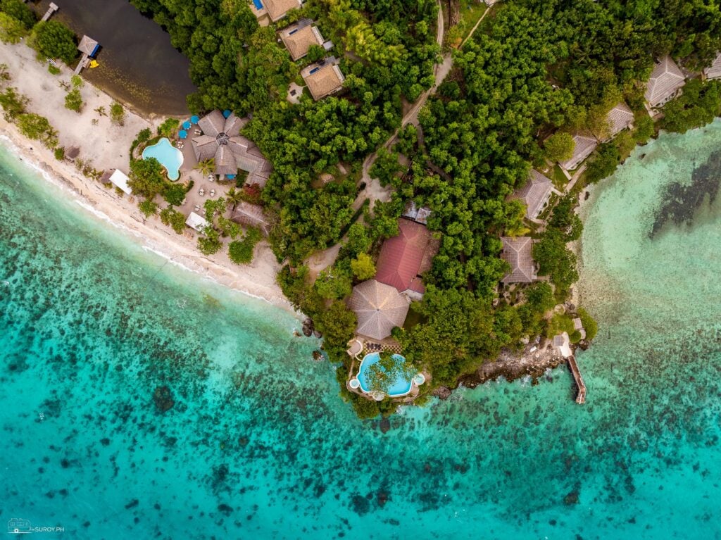 The resort features two swimming pools not far from each other.