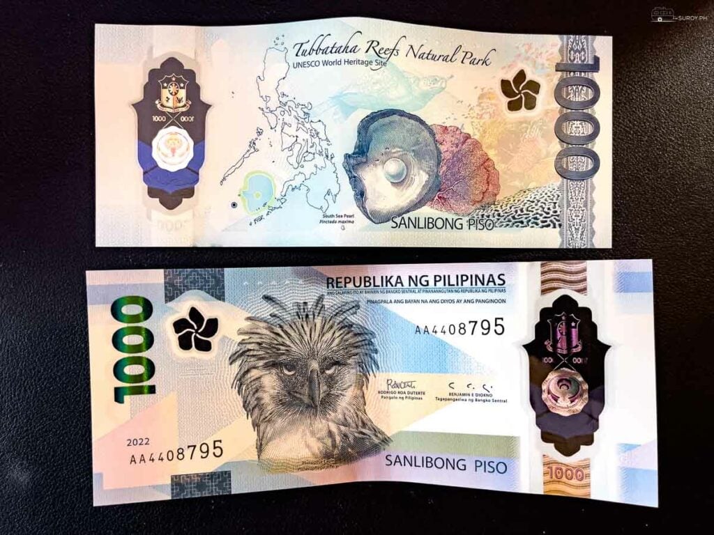 The new 1000 peso polymer bill