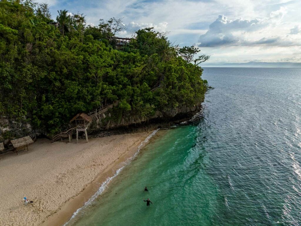 Visitors to the beach will be taking 200-steps stairs down from the entrance of the beach.