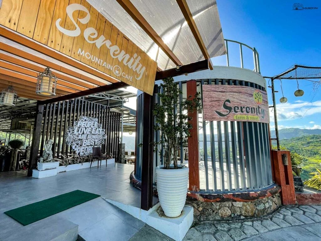 Serenity Mountain Cafe offers great Filipino food in a serene setting. 