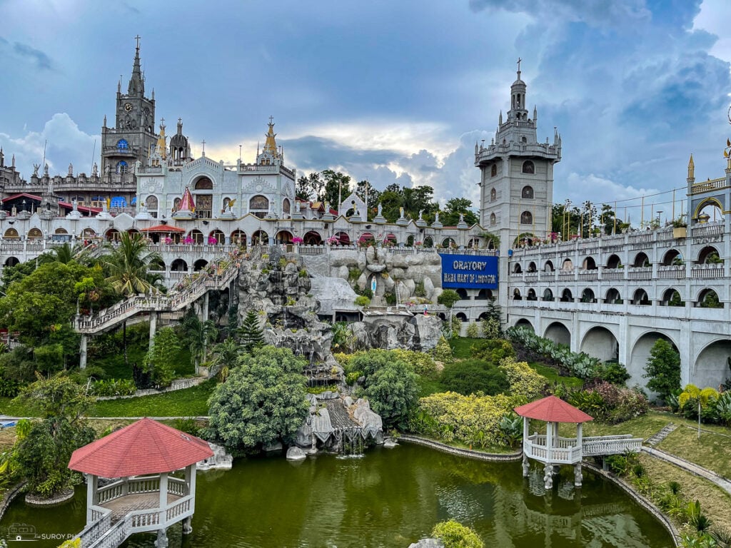 The castle-like structure of Simala Church.