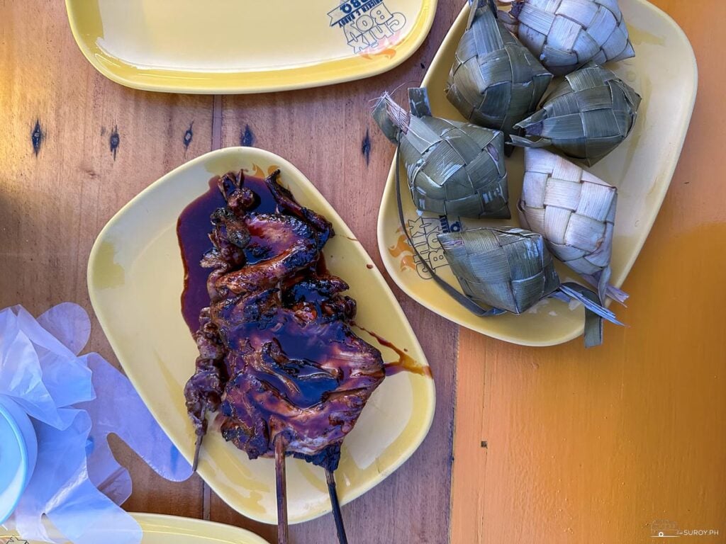 Chixboy Chicken and Hanging Rice "Puso".