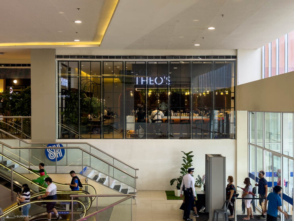 Theo's Restaurant and Bakery is located inside SM City Iloilo.