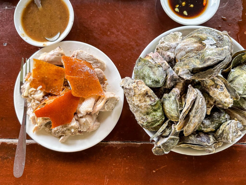 Daily fresh catch of Talaba (oyster) and their lechon, which is one of our favorite in the city. 