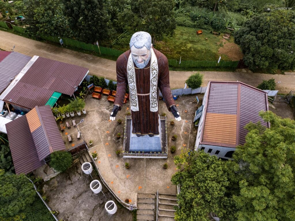 Padre Pio statue in San Jose Del Monte, Bulacan.