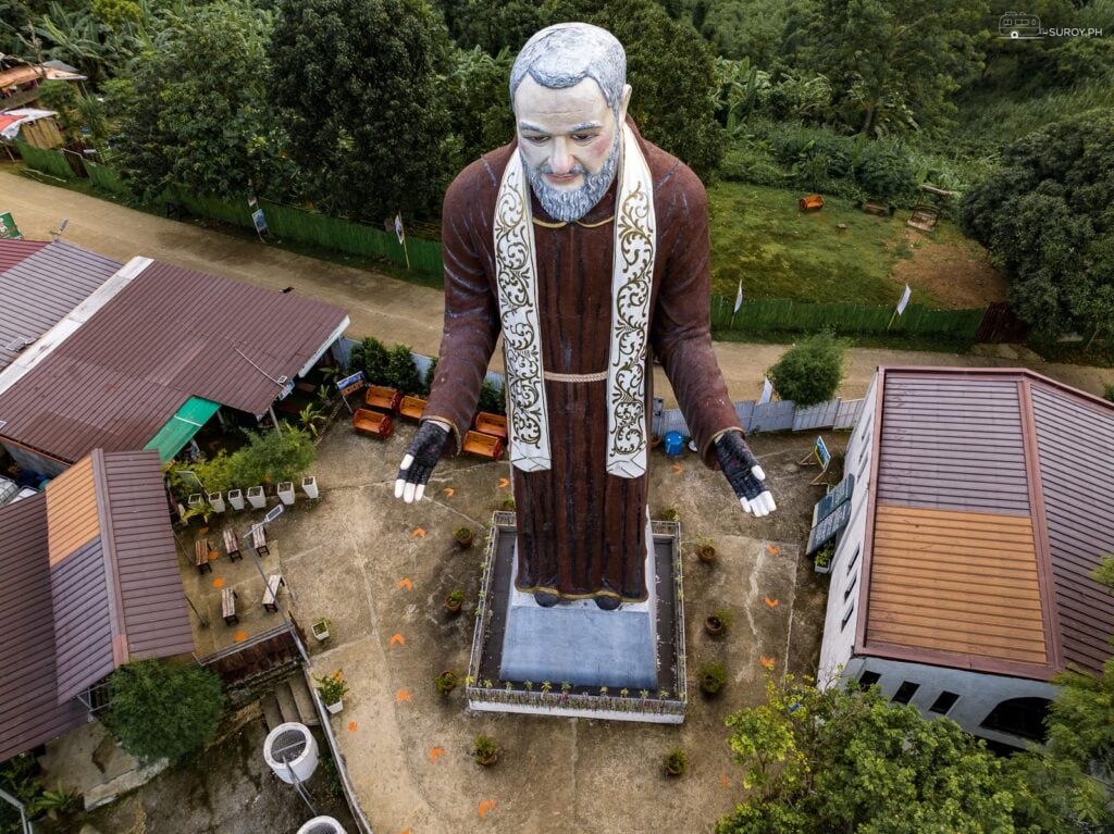 Padre Pio statue in San Jose Del Monte, Bulacan.