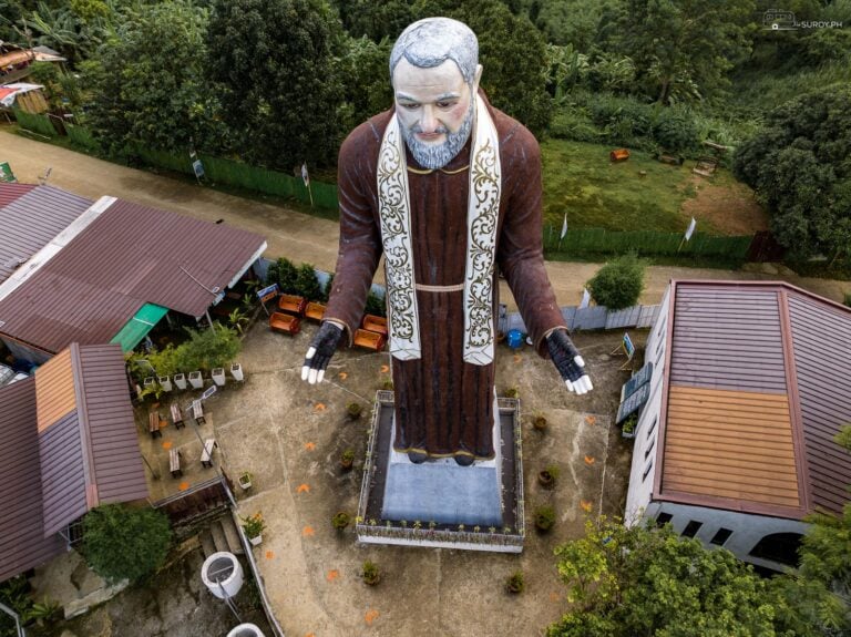 Padre Pio statue in San Jose Del Monte, Bulacan.