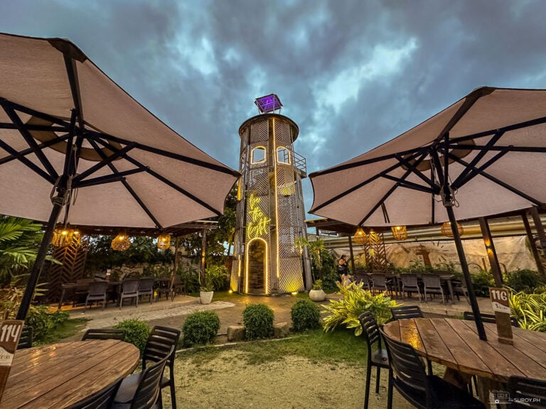 Parola Seaview Restaurant shines beautifully at night.