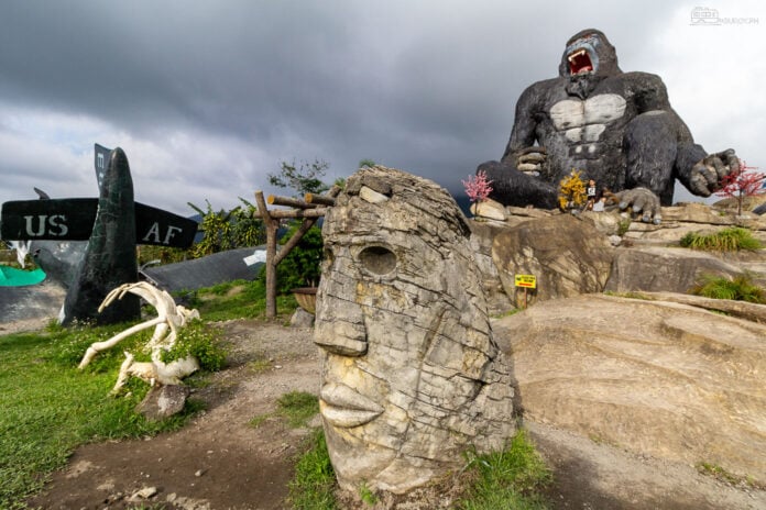 Encounter the mighty King Kong and mysterious rock sculptures, adding an element of excitement and intrigue to your visit at Campuestohan Highland Resort in Bacolod City.