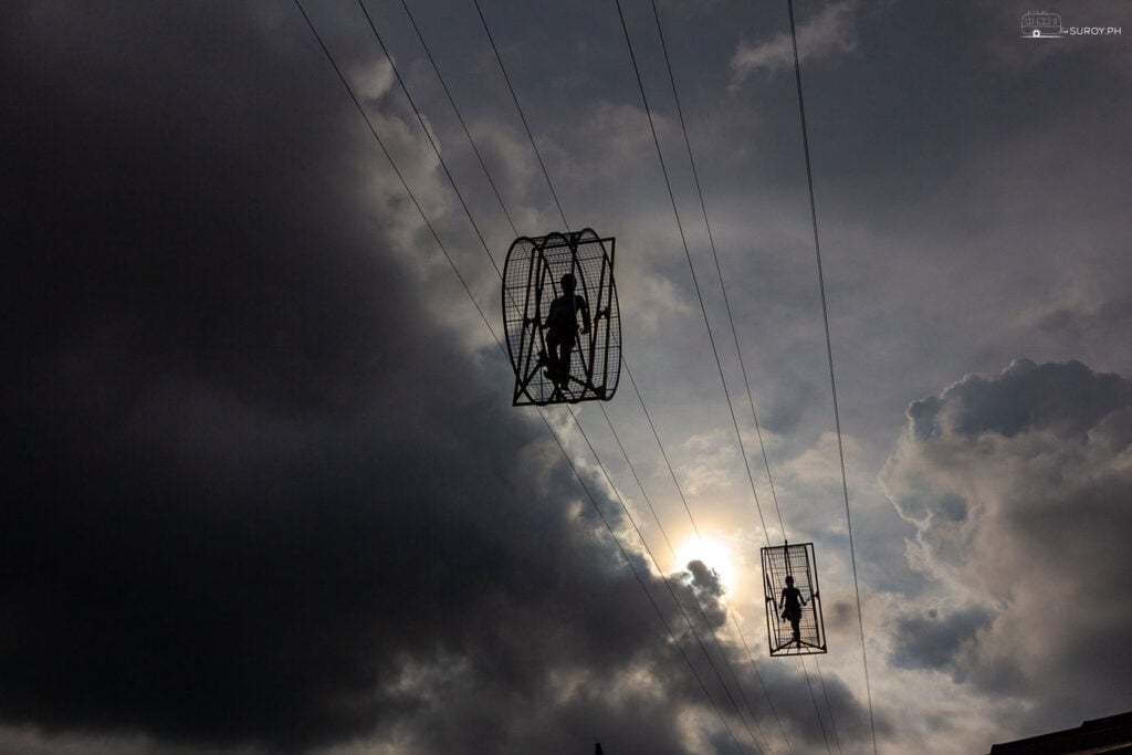 Feel the thrill of soaring through the sky in the hamster wheels, a unique and exhilarating attraction at Campuestohan Highland Resort.