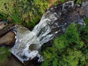 The name “Hinulugang Taktak” translates to “where the bell was dropped.” According to local legend, a bell from the nearby church was thrown into the falls to silence its loud ringing, which disturbed the peace of the town.