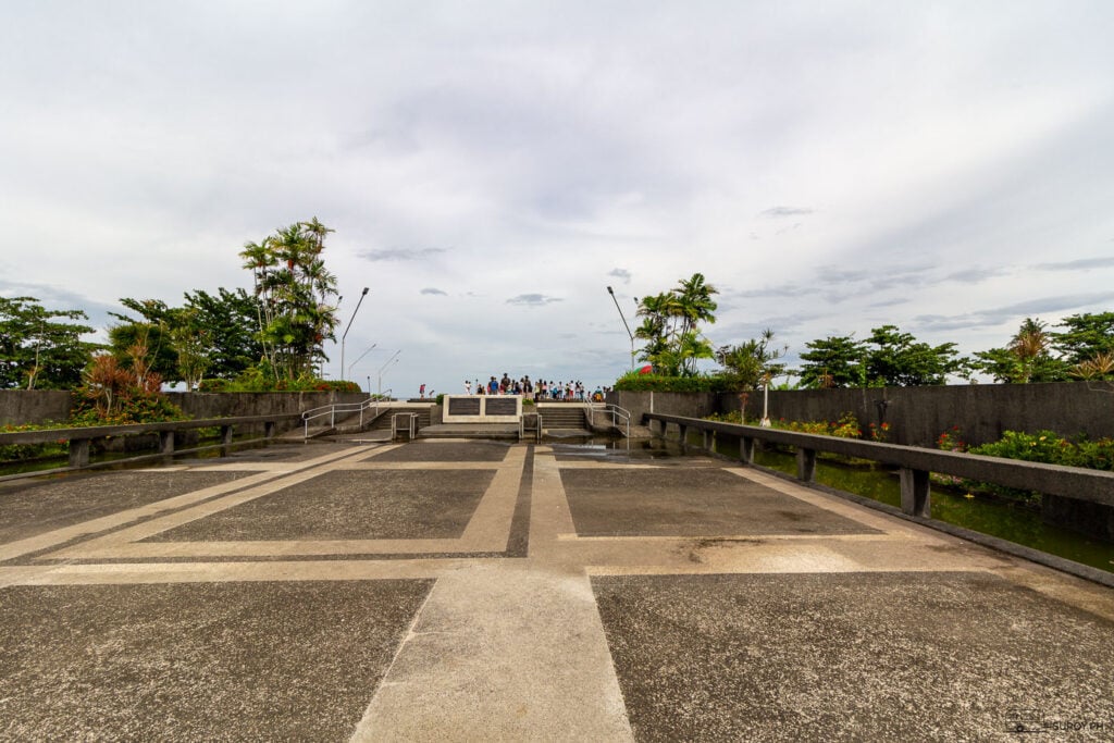 An overview of the historic MacArthur Landing Memorial National Park.