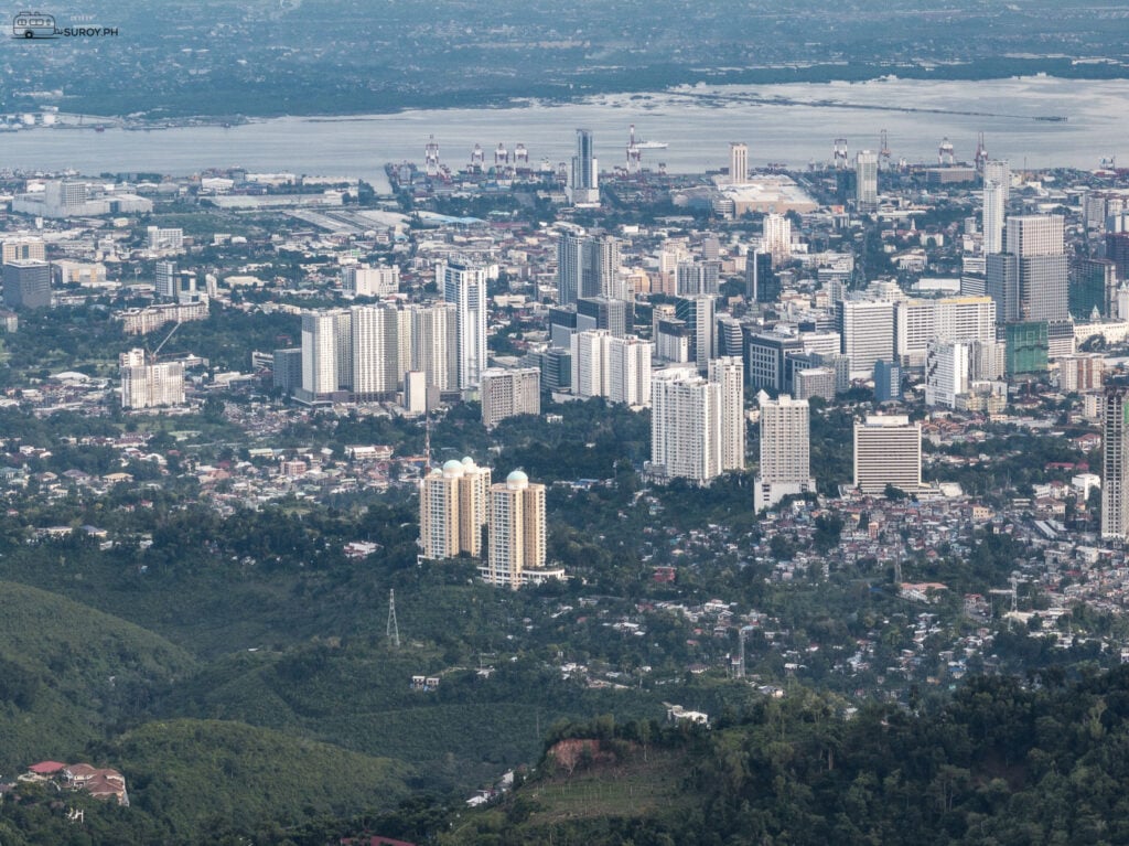 The view from Mountain View is beautiful blend of cityscape and nature showcasing the unique location of this hilltop haven.