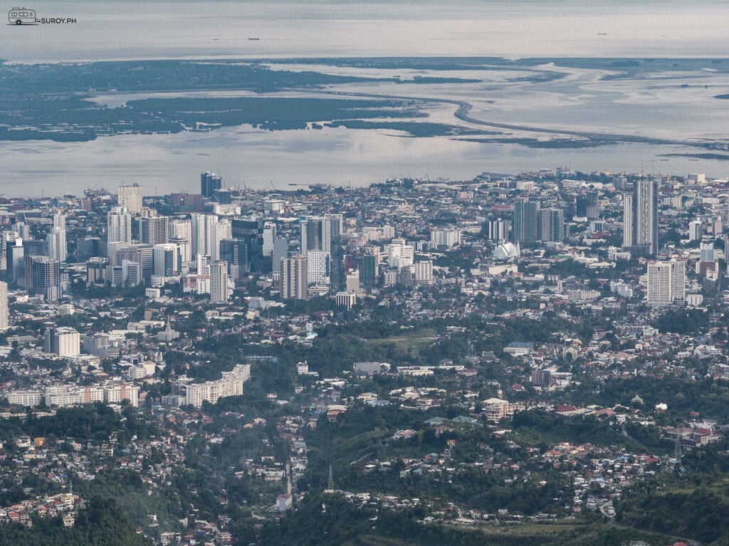 A majestic view of Cebu City and Mactan Island from Mountain View Nature Resort highlights the region's natural beauty.