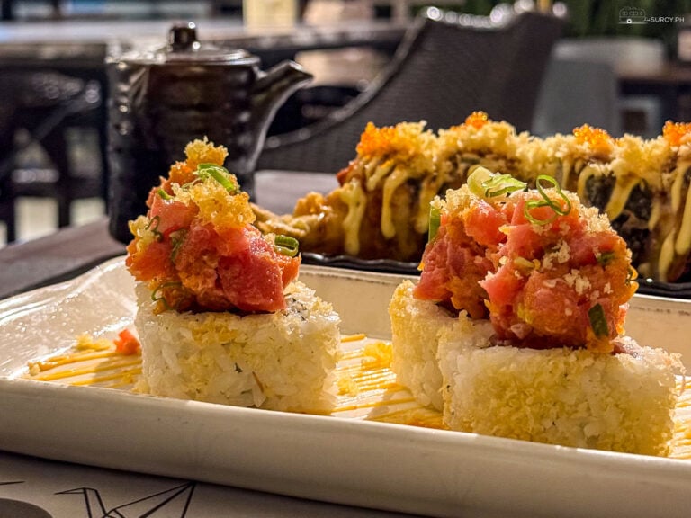 A delicious serving of spicy tuna sushi, highlighting Ori Izayaki’s dedication to fresh and flavorful ingredients.