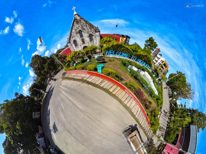 The fisheye lens captures the welcoming spirit of Siquijor as you embark on your island adventure.