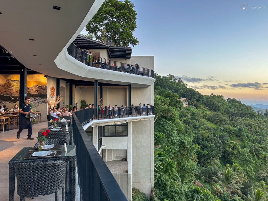 Dine with a view at The Cliff at Highland de Busay's elegant restaurant, where the ambiance is as exquisite as the cuisine.