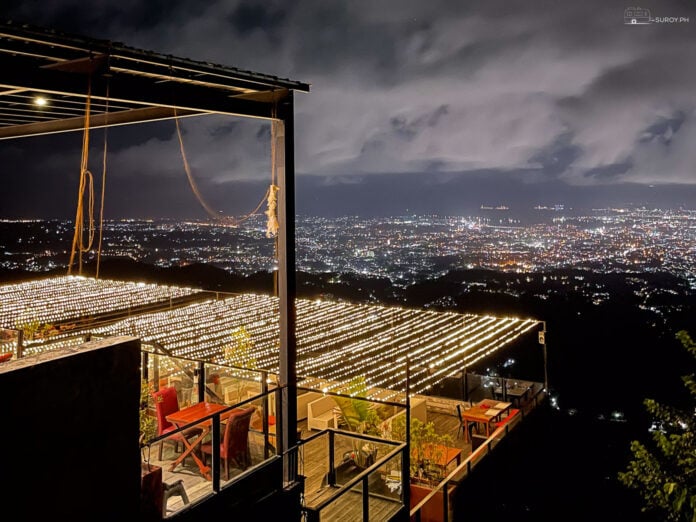 Enjoy a meal under a canopy of stars in Top of Cebu Restaurant in Busay with the glittering cityscape below.