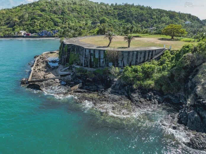 The remnants of the Ruins of Alcatraz’s structure, blending seamlessly with the surrounding nature in Roxas City.