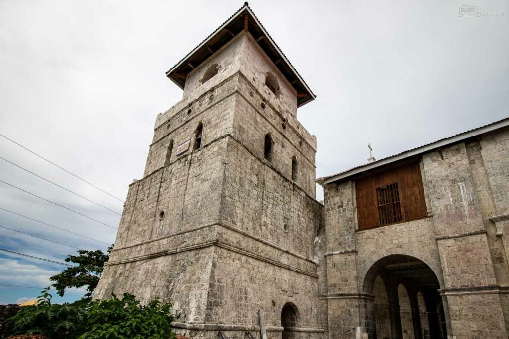 The majestic Baclayon Church in Bohol, a historical landmark built in 1596 and one of the oldest stone churches in the Philippines.
