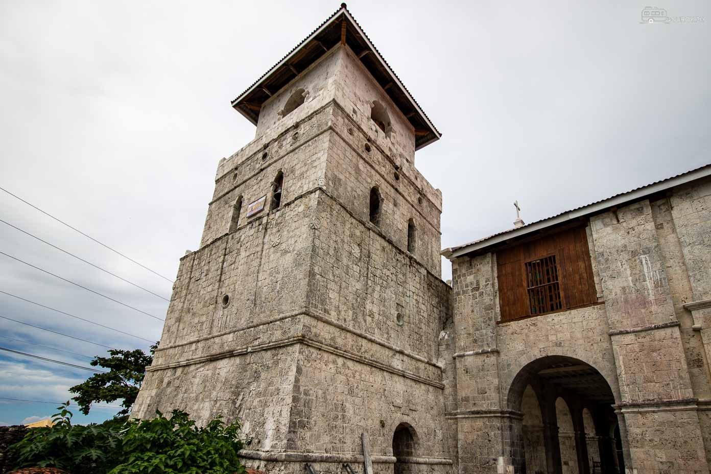 The majestic Baclayon Church in Bohol, a historical landmark built in 1596 and one of the oldest stone churches in the Philippines.