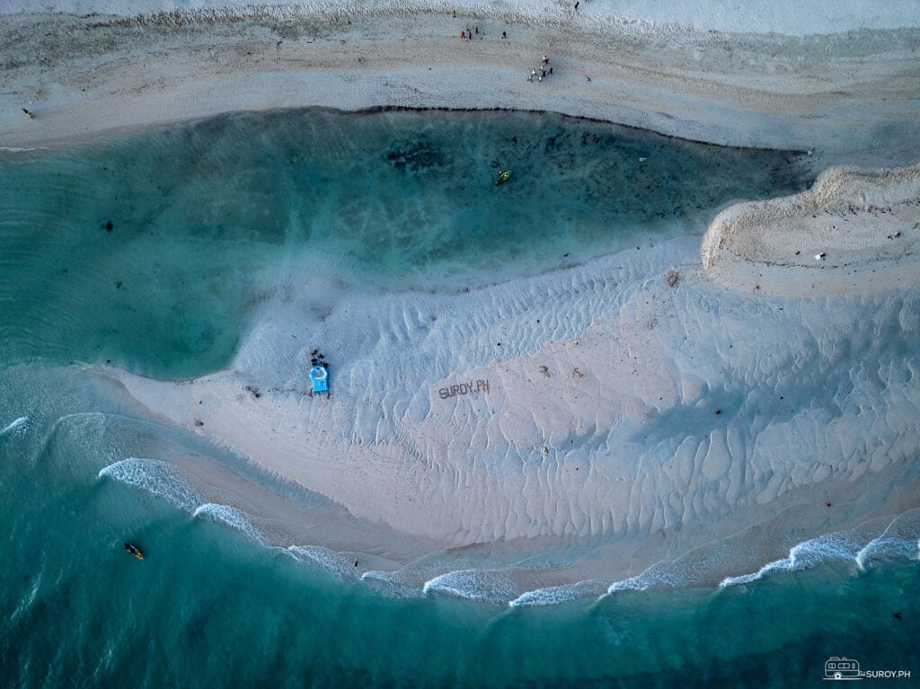 An oasis of blue and white: The inviting waters and sands of Bantayan Island.
