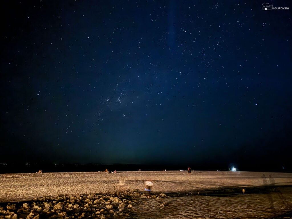 Experience the twinkling stars at night. 