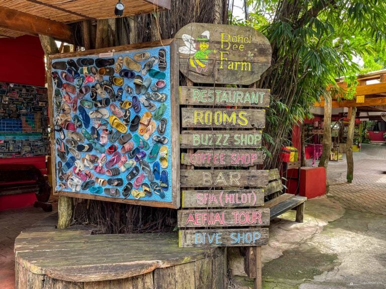A warm welcome to Bohol Bee Farm in Dauis, highlighting the variety of experiences available, from dining and accommodations to spa services and craft workshops.