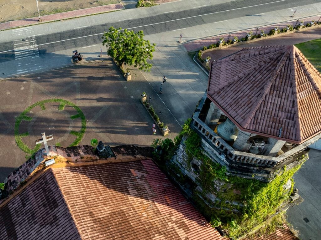 A bird’s-eye view of Panay Church’s belfry, where history rings true.