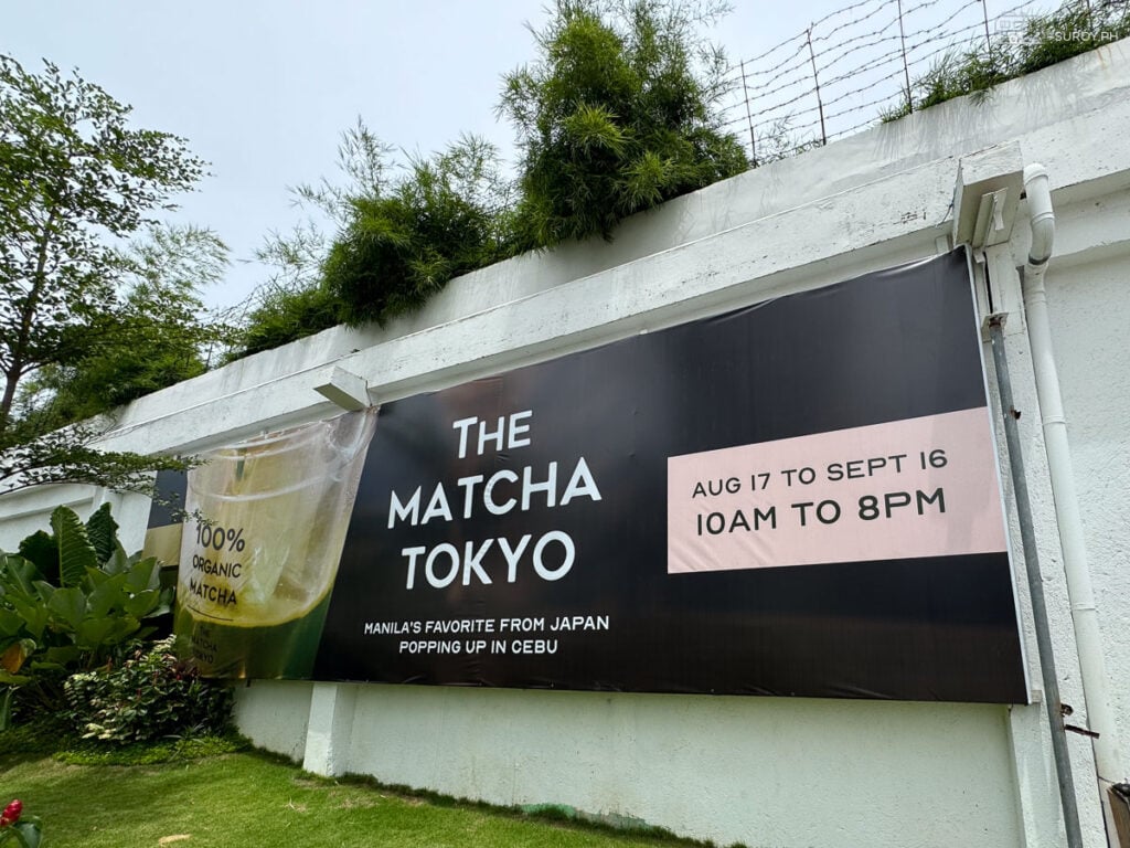 Mark your calendars! The Matcha Tokyo pop-up store is in Cebu from August 17 to September 16 only. Come and enjoy a taste of Japan! 