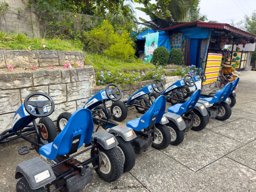 Grab a pedal cart and explore the mountains in style! Perfect for families and friends who want to add a bit of adventure to their visit.