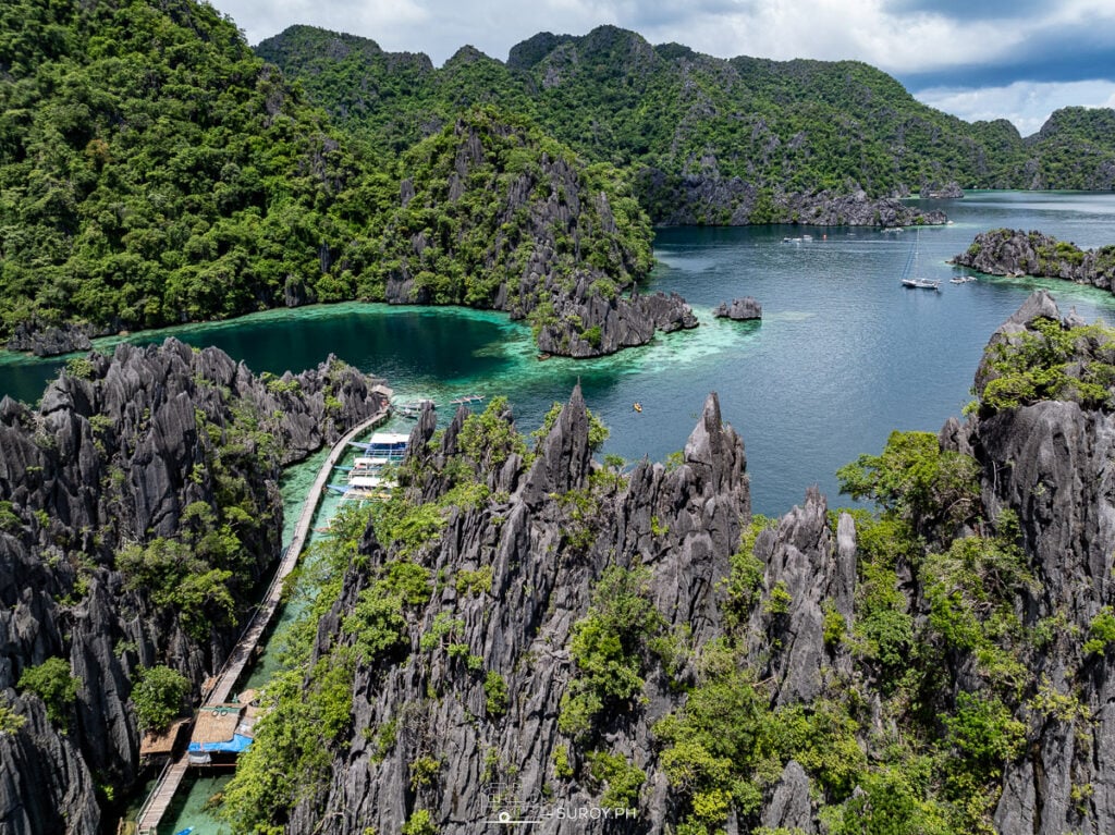 The beautiful rock formations in Coron, Palawan is perfect for those looking for a vacation place this December 2024 holidays.