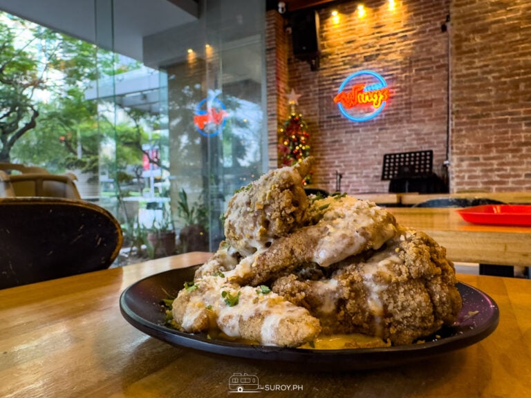 Sugbo Wings in IT Park Cebu serves not just a plate of wings but a mountain of flavor! Perfectly seasoned and ready to make your taste buds dance.