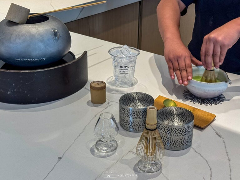 Witness the traditional art of matcha preparation at The Matcha Tokyo, where every cup tells a story.