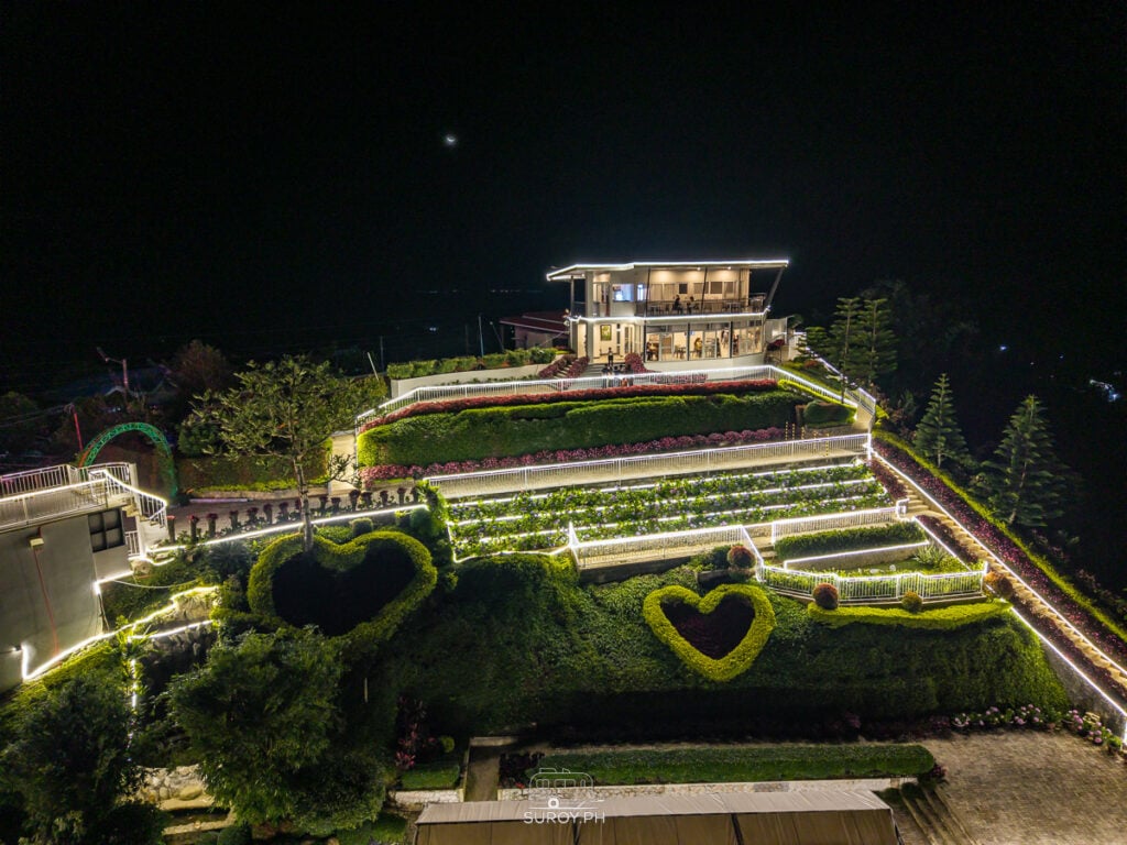 The heart-shaped garden in Kekehyu Gardens in Balamban features a symbol of love and tranquility.