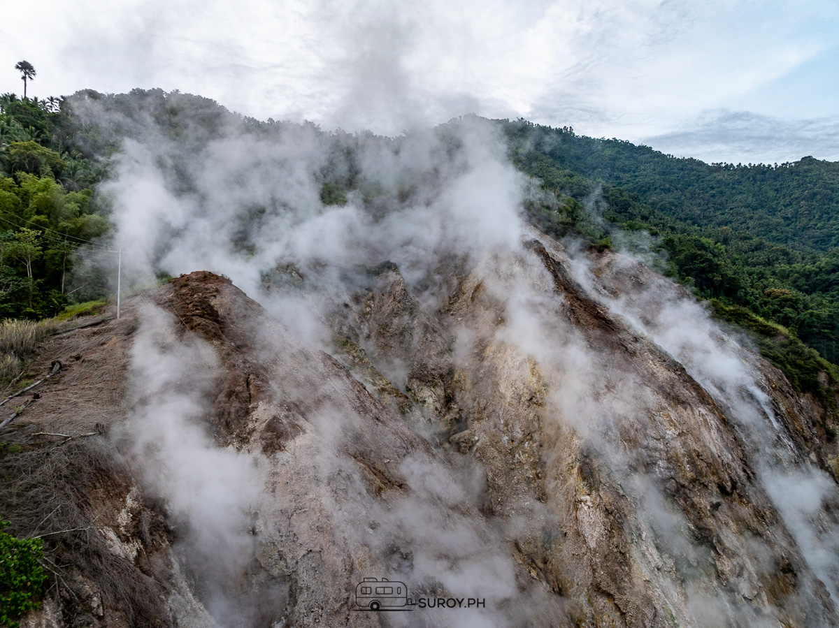 Where fire meets earth—Valencia’s sulfur vents serve as a stark reminder of the Philippines’ geothermal power.