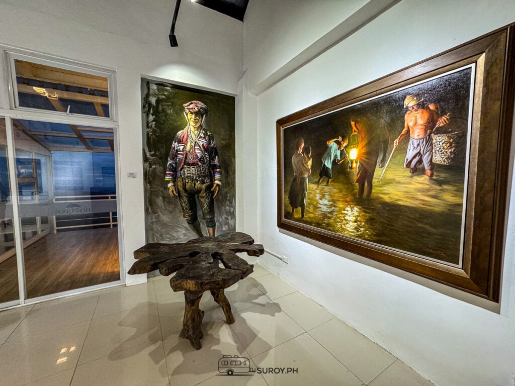 A glimpse into the artistic soul of Florentino’s—the Arthouse of Jun Impas. This space showcases masterfully crafted paintings that depict Filipino heritage, culture, and everyday life.