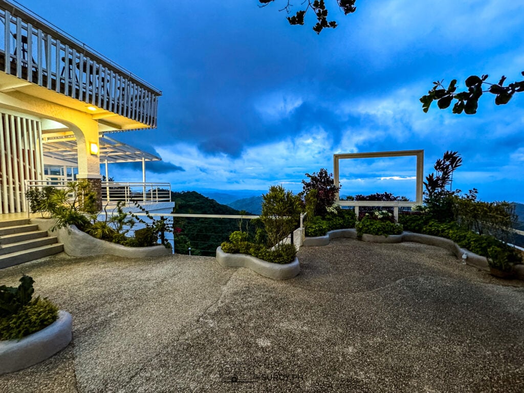 A masterpiece in itself—this hilltop café provides a picture-perfect setting any time of the day.