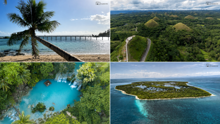 Original Suroy travel photographs of Siargao, Bohol, Siquijor, and Zamboanga, destinations selected by BINI and SB19