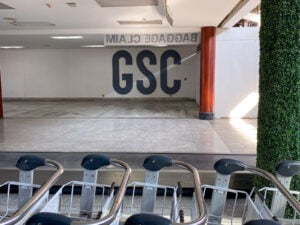 Baggage carts at General Santos Airport baggage claim