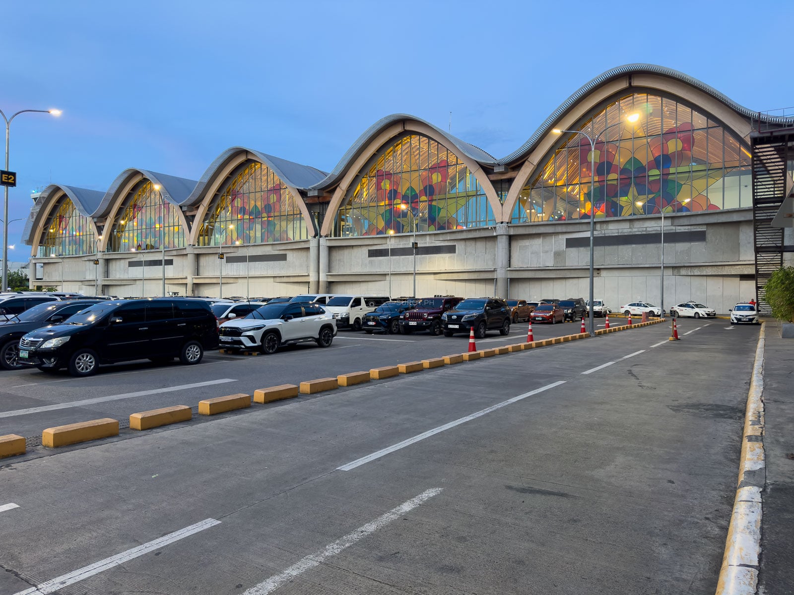 Terminal 2 exterior at Mactan-Cebu International Airport in Lapu-Lapu City